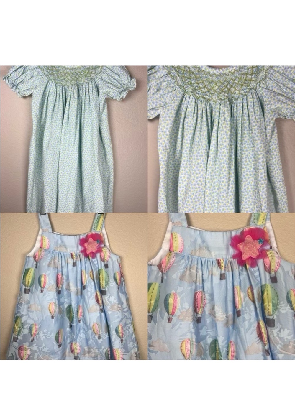 Bundle 2T Boutique Dresses Shrimp & Grits Kids Smocked Pastourelle Pippa Julie